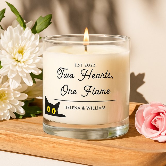 Personalized Elegent Romantic Bride Groom Scented Candle (Creator Uploaded)