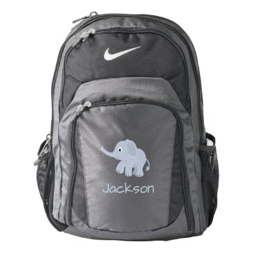 Personalized Elephant Custom Name Backpack