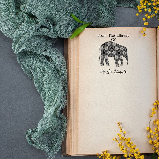Personalized Elephant From The Library Of  Rubber Stamp (Creator Uploaded)