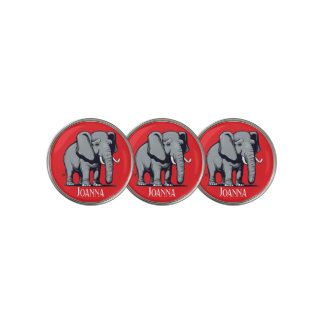 Personalized Elephant Golf Ball Marker