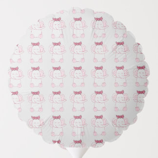 Personalized Elephant Medium Birthday Balloons