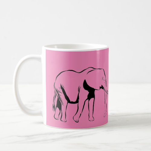 Personalized Elephant Mug