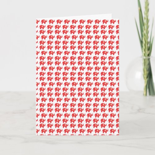 Personalized Elephant note cards