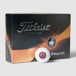Personalized Elephant Titleist Pro V1 Golf Balls