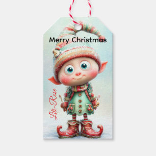 Personalized Elf Gift Tags   North Pole Christmas 