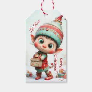 Personalized Elf Gift Tags North Pole Christmas
