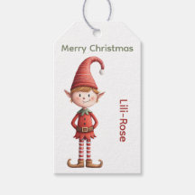 Personalized Elf Gift Tags | North Pole Christmas
