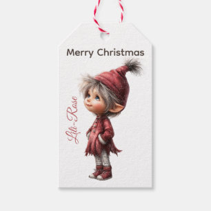 Personalized Elf Gift Tags   North Pole Christmas 