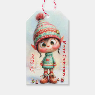 Personalized Elf Gift Tags North Pole Christmas