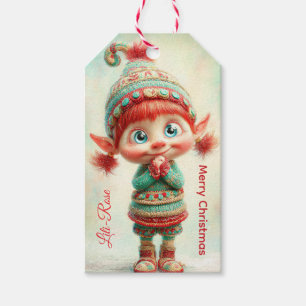 Personalized Elf Gift Tags   North Pole Christmas 