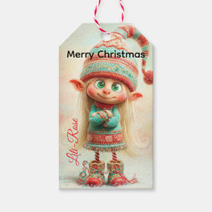 Personalized Elf Gift Tags   North Pole Christmas 