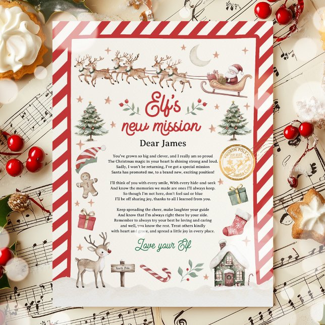 Personalized Elf Retirement Letter Goodbye Elf (Creator Uploaded)