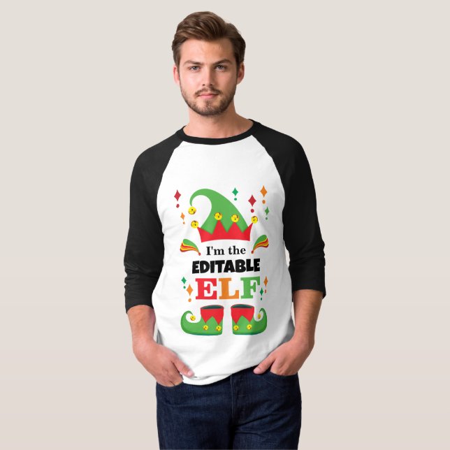 Personalized Elf Shirt: Custom Christmas Gift! T-S T-Shirt (Front Full)