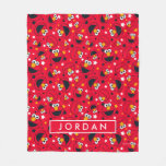 Personalized Elmo | So Silly Star Pattern Fleece Blanket