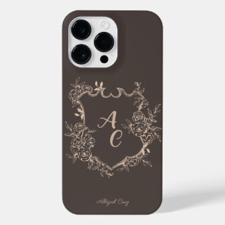 Personalized Emblem Crest iPhone 14 Pro Max Case