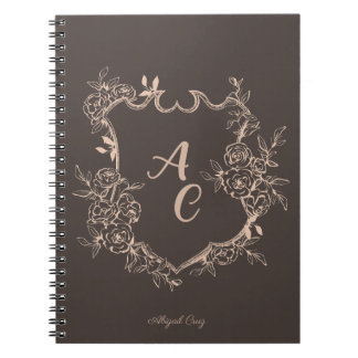 Personalized Emblem Crest Notebook