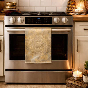 Personalized Embossed Mandala   Elegant Boho Gift Kitchen Towel