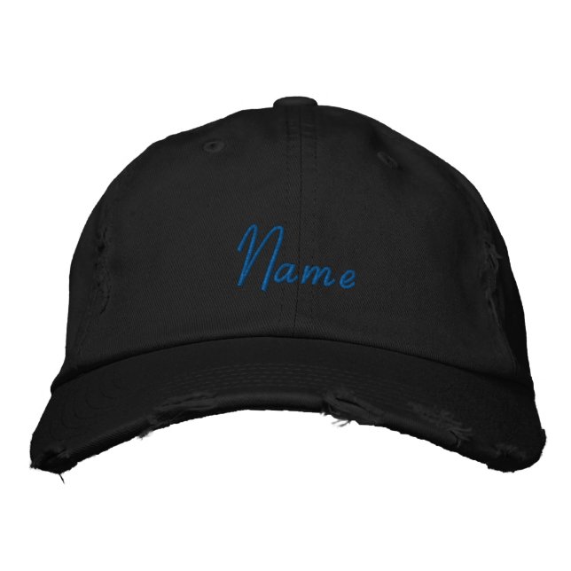 Personalized Embroidered Baseball Cap (Front)