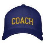 Personalized &amp; Embroidered Coach Cap | Hat at Zazzle