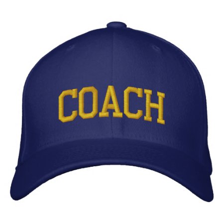 Personalized & Embroidered Coach Cap | Hat