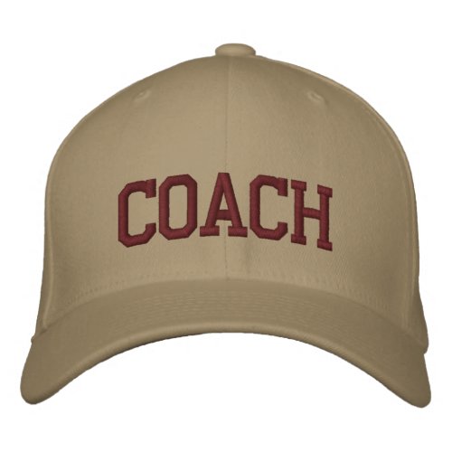 Personalized  Embroidered Coach Cap  Hat