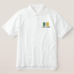 Personalized Embroidered Irish Flag Polo Shirt at Zazzle