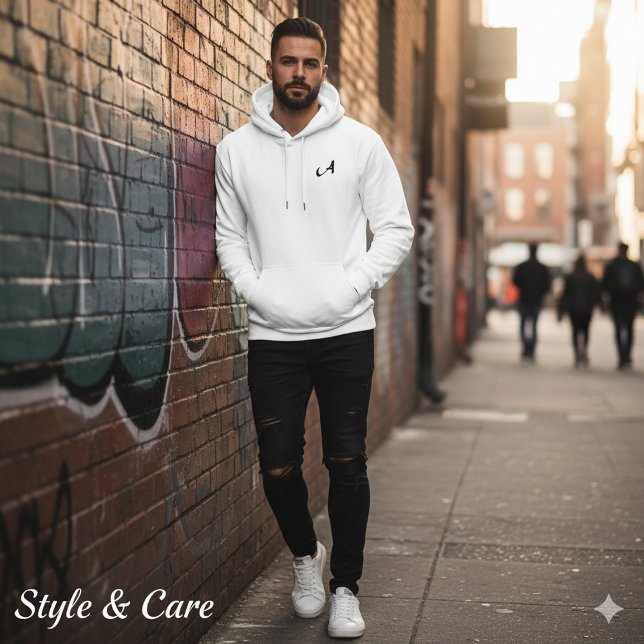 Personalized Embroidered Monogram Hoodie (Personalized Embroidered Monogram Embroidered Hoodie)