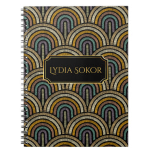 Personalized Embroidered-Style Notebook