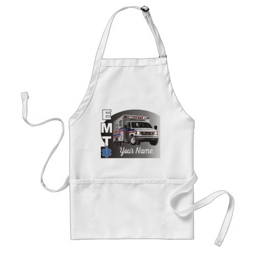 Personalized Emergency Medical Technician EMT Adult Apron