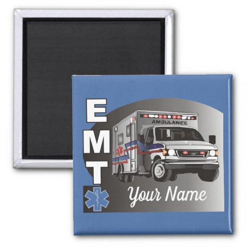 Personalized Emergency Medical Technician EMT Magnet