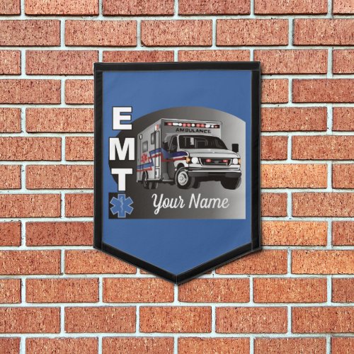Personalized Emergency Medical Technician EMT Pennant