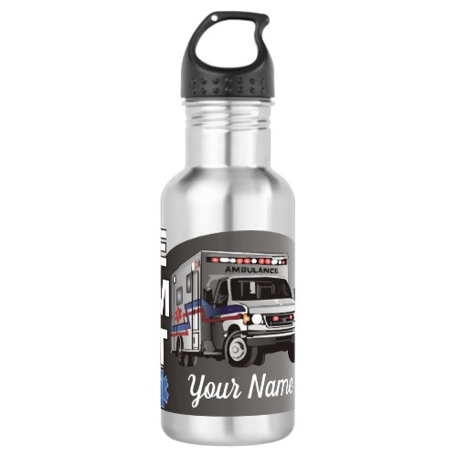 Personalized Emergency Medical Technician EMT Stainless Steel Water Bottle