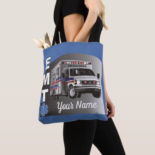 Personalized Emergency Medical Technician EMT Tote Bag