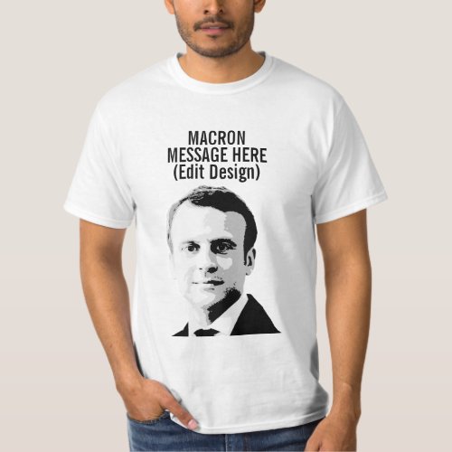 PERSONALIZED EMMANUEL MACRON T_Shirt