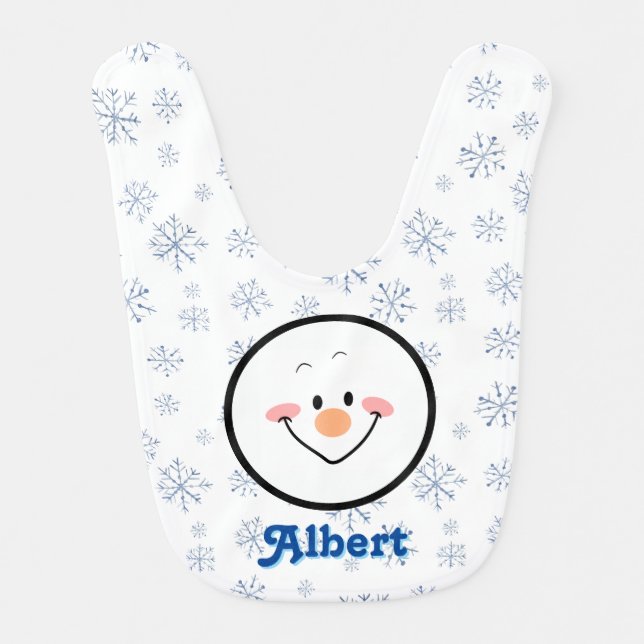 Personalized Emoji Baby Bib (Front)