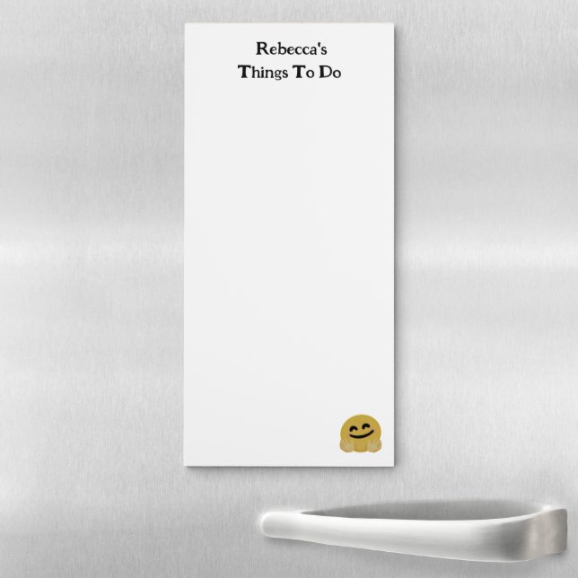 Personalized Emoji  Magnetic Notepad (In Situ)