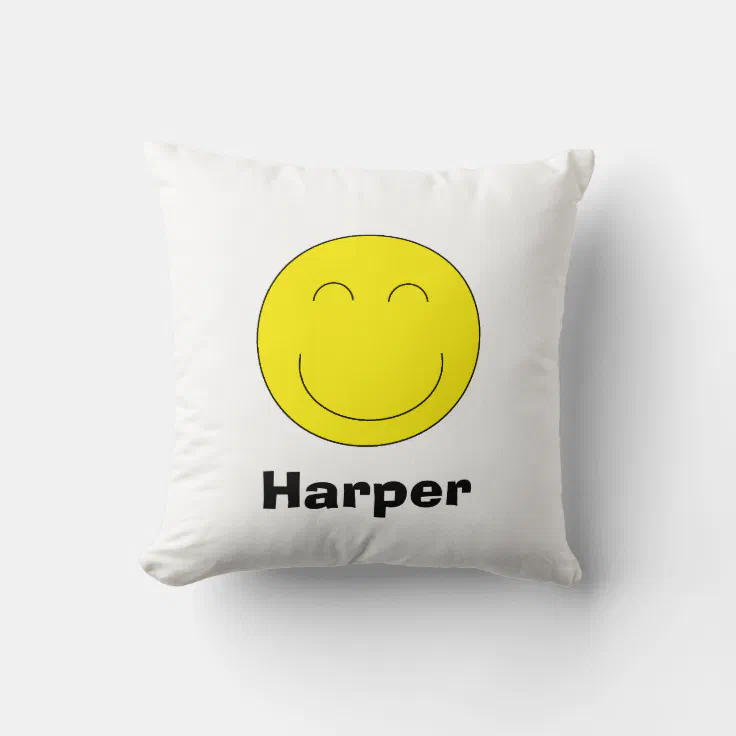 Personalized Emoji Pillow Zazzle