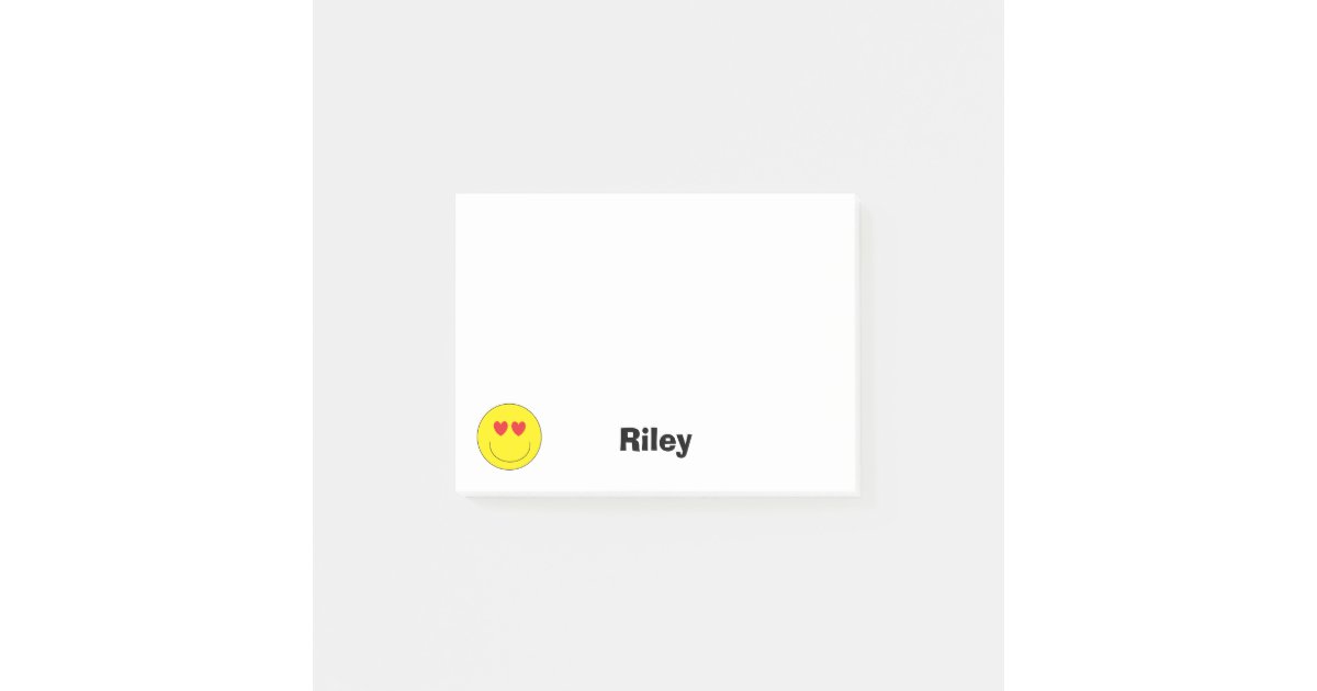 Personalized Emoji Postit Notes