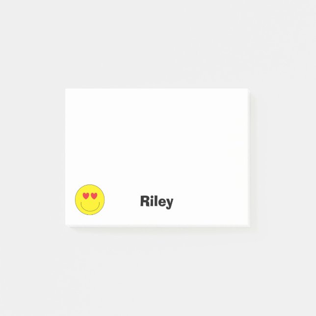 Personalized Emoji Post-it Notes (Front)