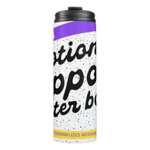 Personalized Emotional Support Water Bottle