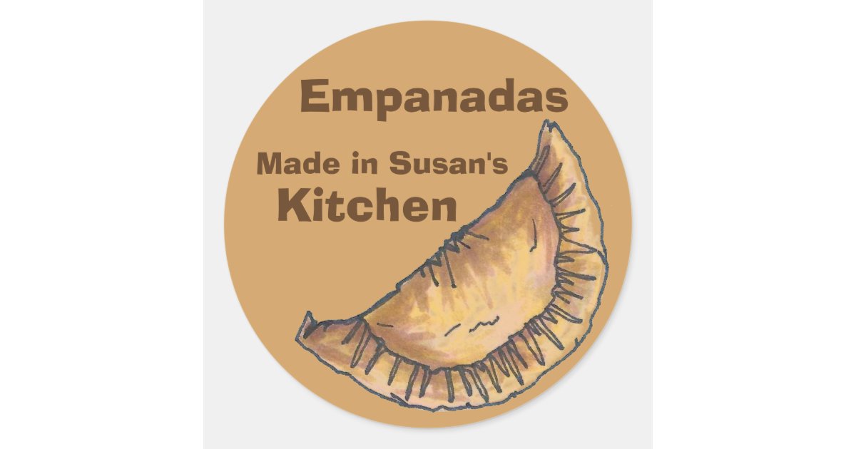 Personalized Empanadas Made Baked Kitchen Homemade Classic Round