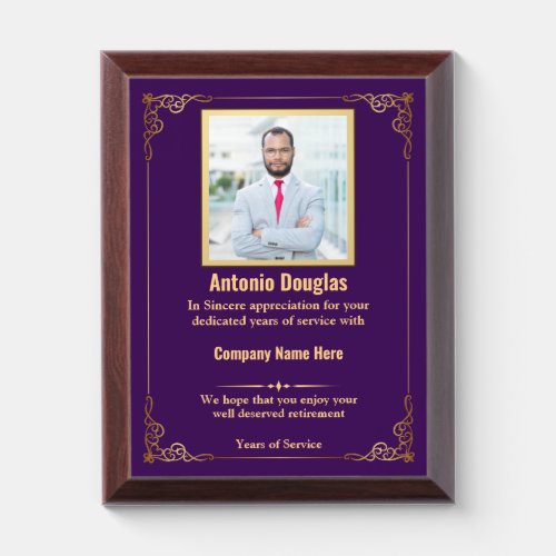 Personalized Employee Appreciation & custom photo