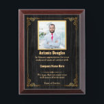 Personalized Employee Appreciation & custom photo Award Plaque<br><div class="desc">A personalized award plaque is a thoughtful and unique way to recognize and celebrate achievements, milestones, or special occasions. With the ability to customize the design with photos and text, you can make it truly one-of-a-kind. Upload your favorite images, then add your message or quotes to make it extra special....</div>