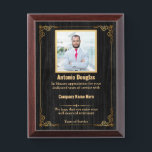 Personalized Employee Appreciation & custom photo Award Plaque<br><div class="desc">A personalized award plaque is a thoughtful and unique way to recognize and celebrate achievements, milestones, or special occasions. With the ability to customize the design with photos and text, you can make it truly one-of-a-kind. Upload your favorite images, then add your message or quotes to make it extra special....</div>