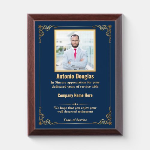 Personalized Employee Appreciation & custom photo