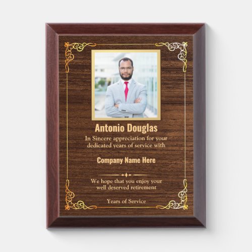 Personalized Employee Appreciation & custom photo