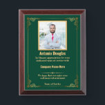 Personalized Employee Appreciation & custom photo Award Plaque<br><div class="desc">A personalized award plaque is a thoughtful and unique way to recognize and celebrate achievements, milestones, or special occasions. With the ability to customize the design with photos and text, you can make it truly one-of-a-kind. Upload your favorite images, then add your message or quotes to make it extra special....</div>