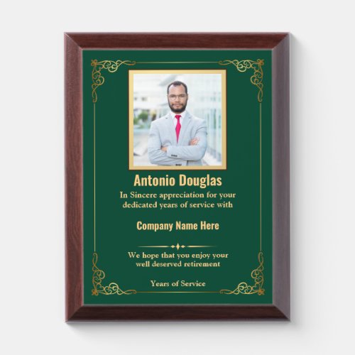 Personalized Employee Appreciation & custom photo