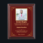 Personalized Employee Appreciation & custom photo Award Plaque<br><div class="desc">A personalized award plaque is a thoughtful and unique way to recognize and celebrate achievements, milestones, or special occasions. With the ability to customize the design with photos and text, you can make it truly one-of-a-kind. Upload your favorite images, then add your message or quotes to make it extra special....</div>
