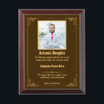 Personalized Employee Appreciation & custom photo Award Plaque<br><div class="desc">A personalized award plaque is a thoughtful and unique way to recognize and celebrate achievements, milestones, or special occasions. With the ability to customize the design with photos and text, you can make it truly one-of-a-kind. Upload your favorite images, then add your message or quotes to make it extra special....</div>